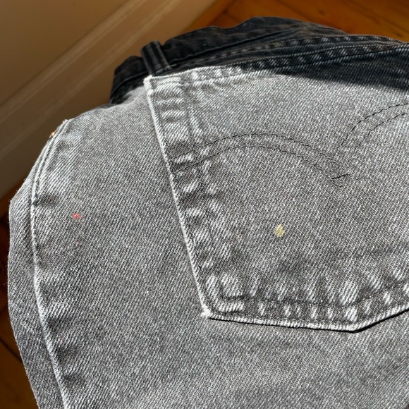 Black Vintage Levi’s 531 Jeans - Picture 7 of 8